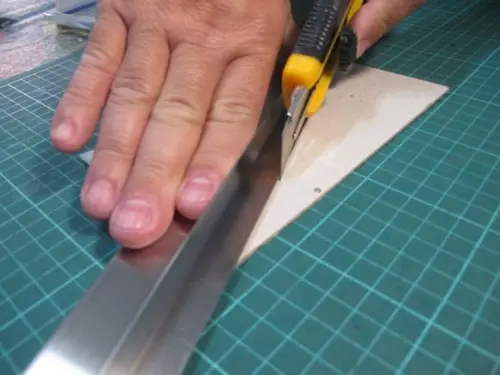 Régua de Segurança de 40cm Aço Inox