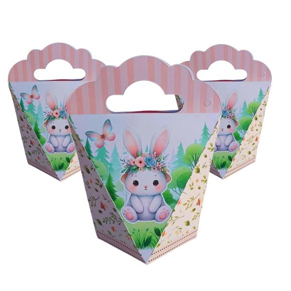 20 Caixas Personalizadas Tema Bosque Encantado Menina