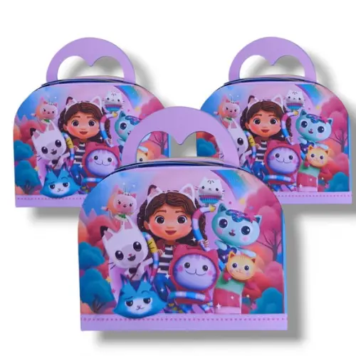 20 Caixas Personalizadas a Casa Mágica da Gabby com Laços