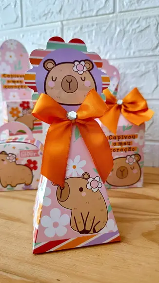 Kit 20 Peças Básico Capivara com Laços