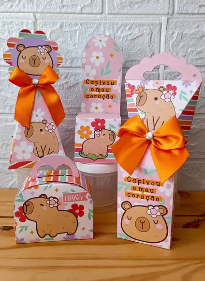 Kit 20 Peças Básico Capivara com Laços