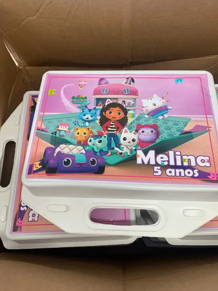 Maleta para Festa na Escola, a Casa Mágica da Gabby