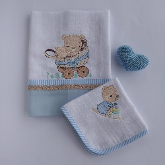 Kit Fralda de Boca e Babete