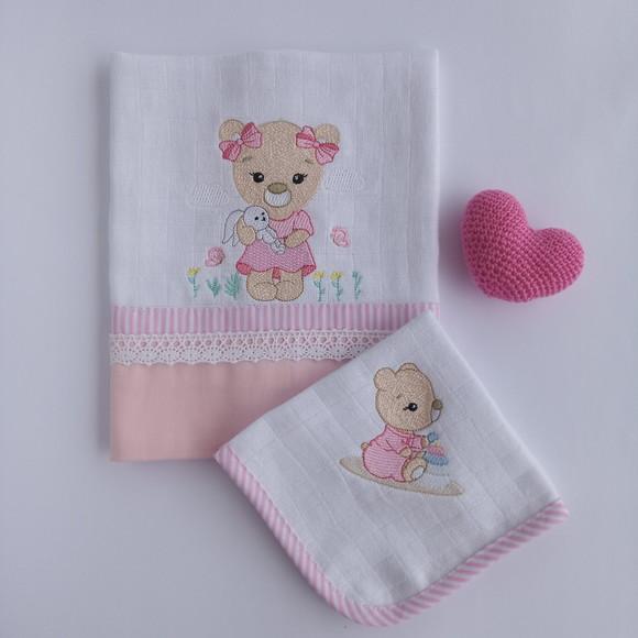 Kit Fralda de Boca e Babete