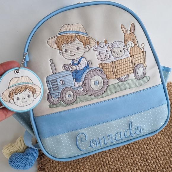 Mochila Infantil Fazendeiro