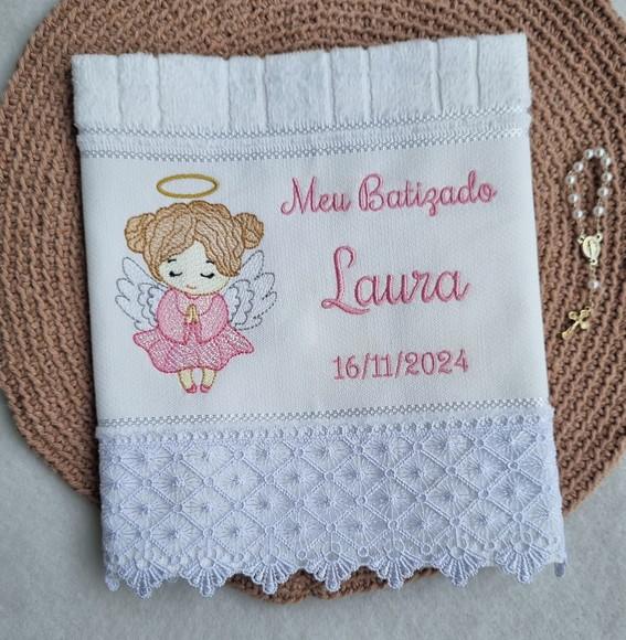 Toalha Batizado Anjinha