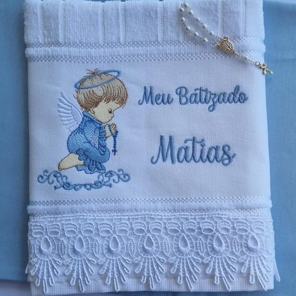Toalha Batizado Anjo