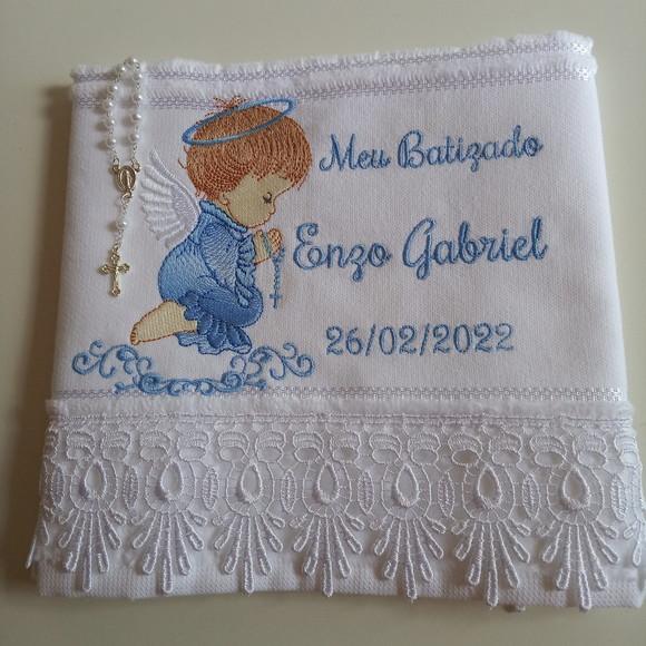 Toalha Batizado Anjo