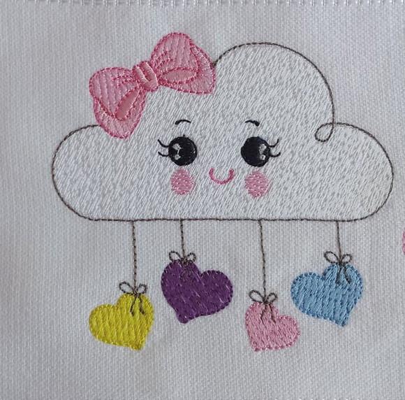 Toalha de Boca Chuva de Amor