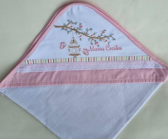 Toalha Fralda com Capuz