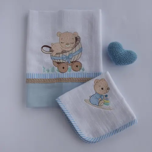 Kit Fralda de Boca e Babete