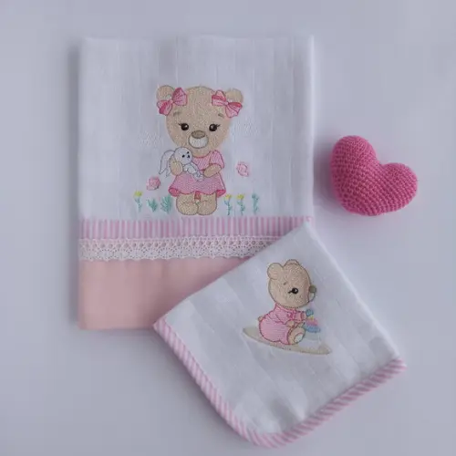 Kit Fralda de Boca e Babete