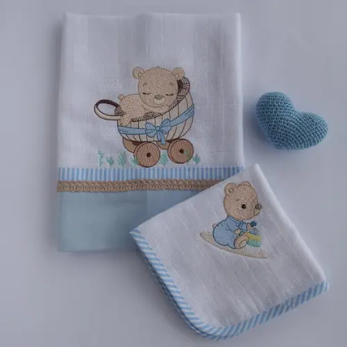 Kit Fralda de Boca e Babete