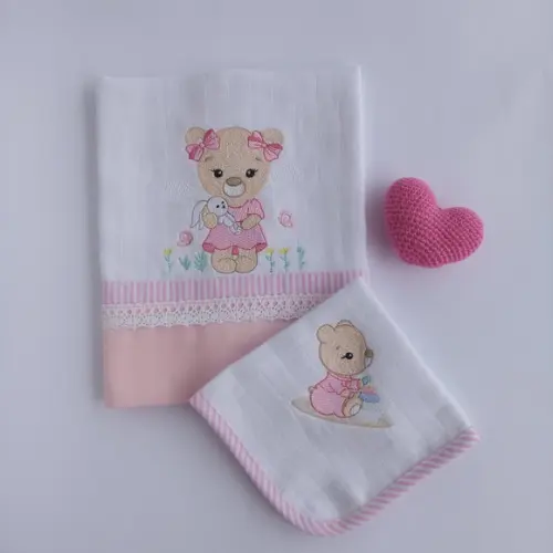 Kit Fralda de Boca e Babete