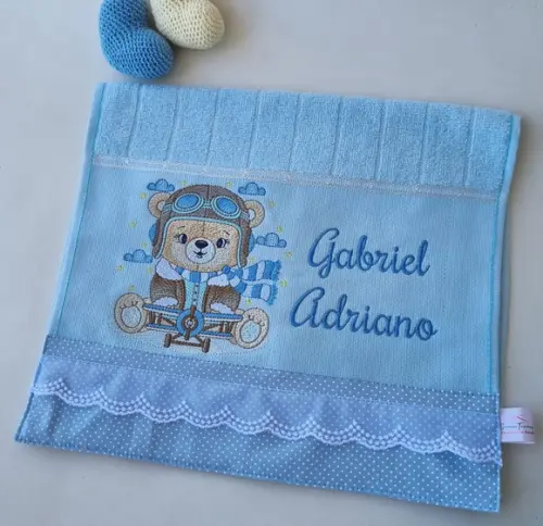Kit Naninha e Toalha de Boca Aviador