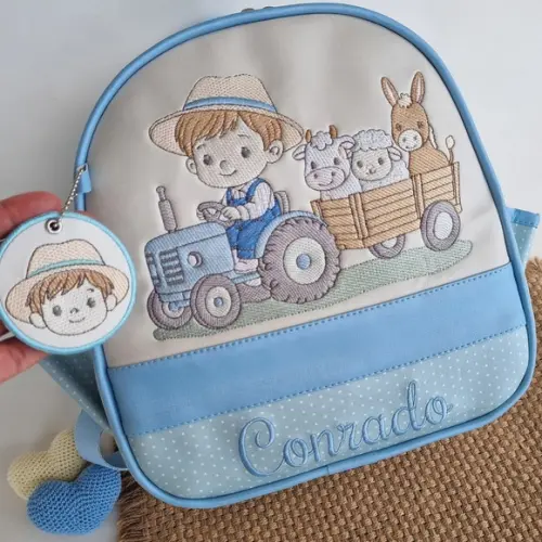Mochila Infantil Fazendeiro