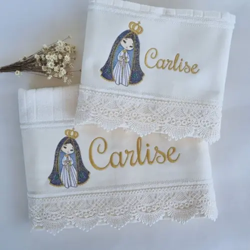 Toalha de Banho e Rosto Nossa Senhora Aparecida