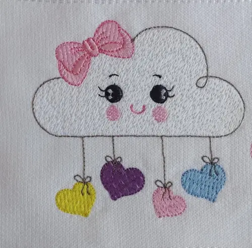 Toalha de Boca Chuva de Amor