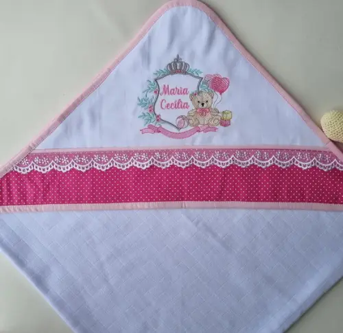 Toalha Fralda com Capuz