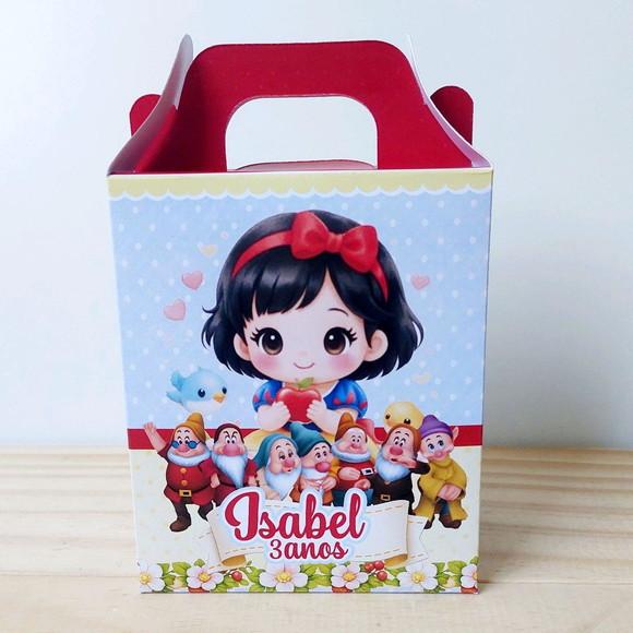 Caixa Maleta Branca de Neve Baby Personalizada