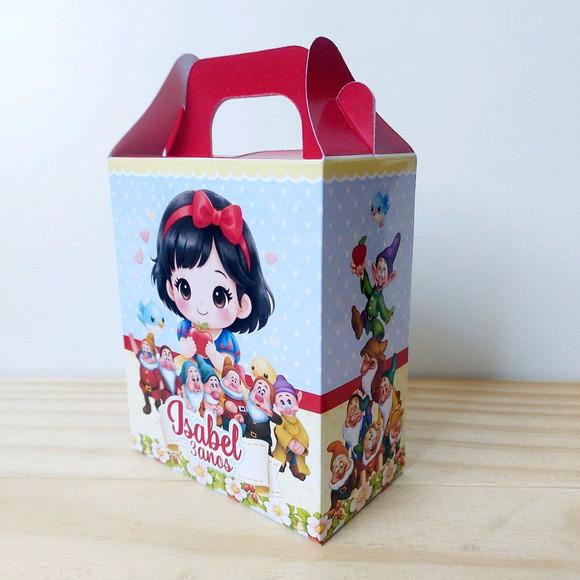 Caixa Maleta Branca de Neve Baby Personalizada
