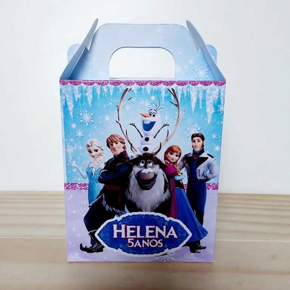 Caixa Maleta Frozen Personalizada Infantil