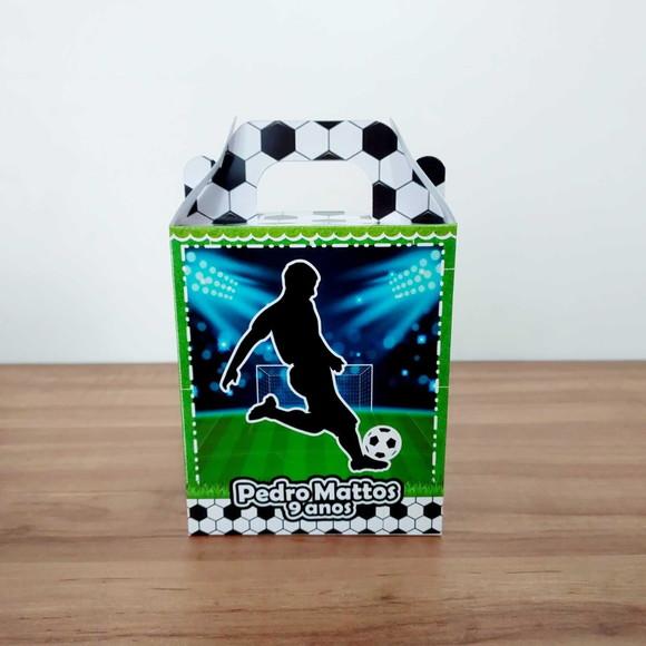 Caixa Maleta Surpresa Futebol Personalizada Infantil