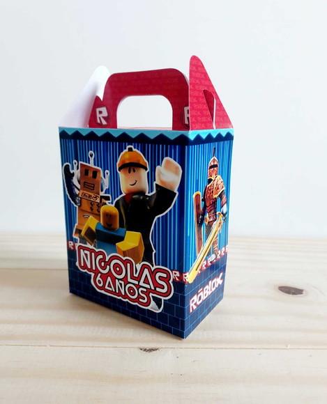 Caixa Maleta Surpresa Roblox Personalizada Infantil