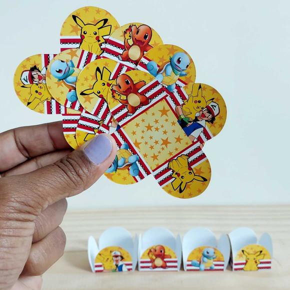 Forminhas para Docinhos Pokemom Festa Infantil