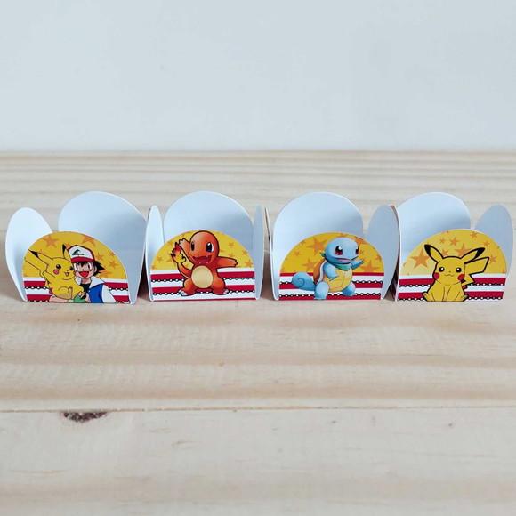 Forminhas para Docinhos Pokemom Festa Infantil