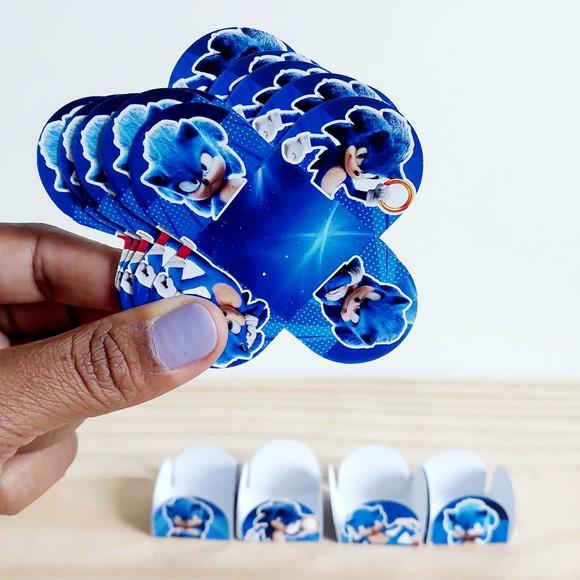 Forminhas para Docinhos Sonic Hedgehog Festa Infantil