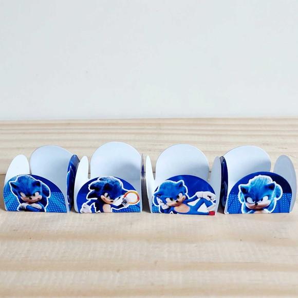 Forminhas para Docinhos Sonic Hedgehog Festa Infantil