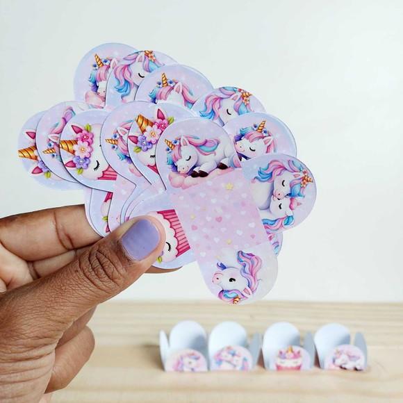 Forminhas para Docinhos Unicórnio Festa Infantil