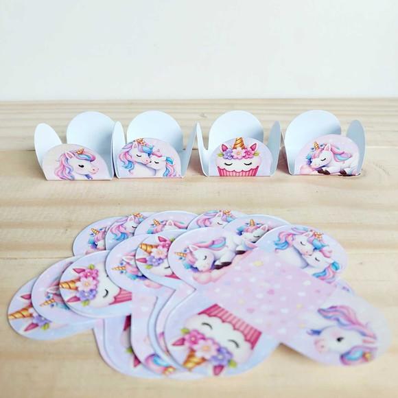 Forminhas para Docinhos Unicórnio Festa Infantil