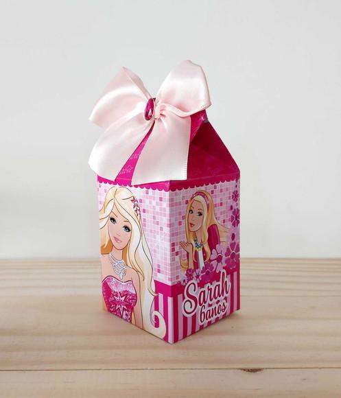 Kit 30 Caixinhas Personalizadas Barbie
