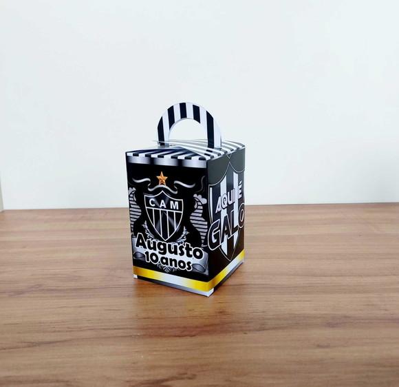 Kit 40 Caixinhas Personalizadas Atlético Mineiro/futebol