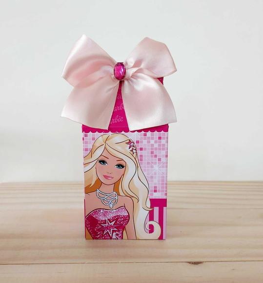 Kit 40 Caixinhas Personalizadas Barbie