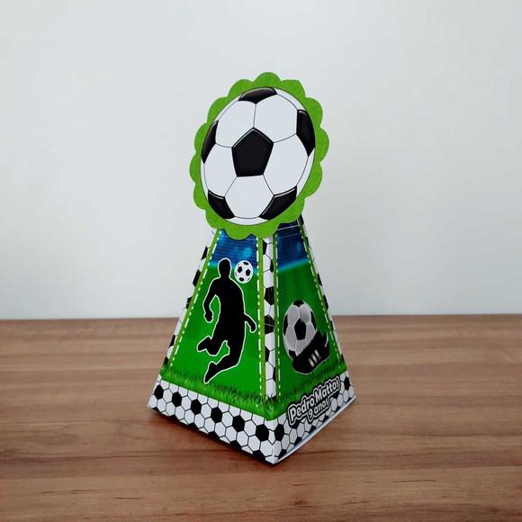 Kit 40 Caixinhas Personalizadas Futebol/ Festa Infantil