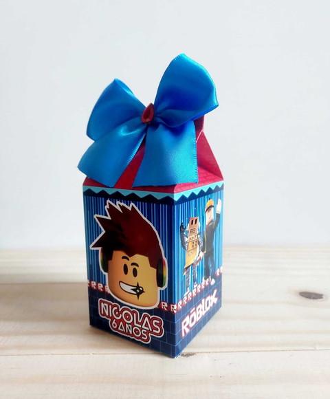 Kit 40 Caixinhas Personalizadas Roblox