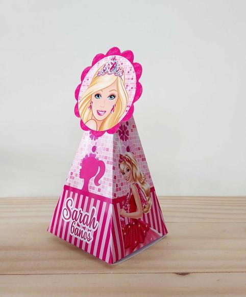 Kit 50 Caixinhas Personalizadas Barbie
