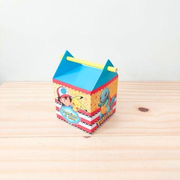 Kit 50 Caixinhas Personalizadas Pokémon
