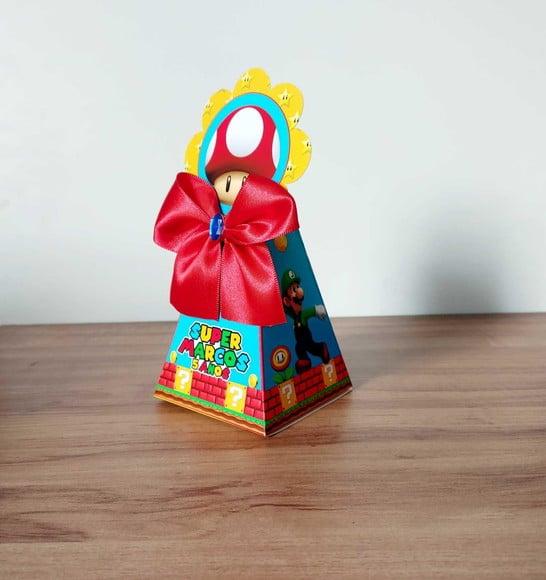 Kit 50 Caixinhas Personalizadas Super Mario Bross