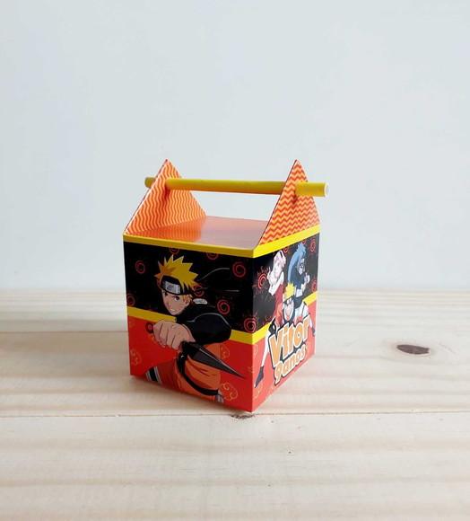 Kit 50 Lembrancinhas Naruto Personalizadas Festa Infantil