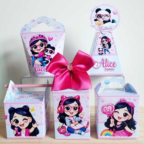 Kit Festa 15 Caixinhas Personalizadas Luluca