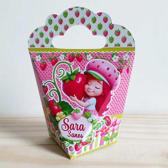 Kit Festa 15 Caixinhas Personalizadas Moranguinho