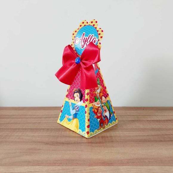 Kit Festa 25 Caixinhas Personalizadas Branca de Neve