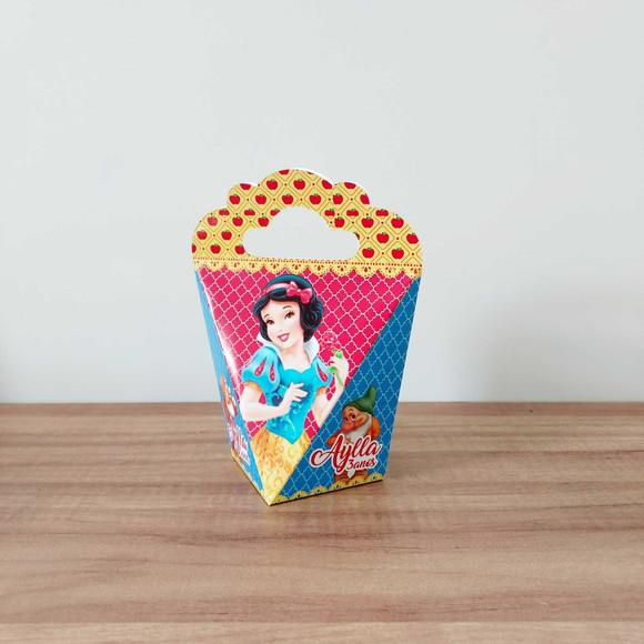 Kit Festa 25 Caixinhas Personalizadas Branca de Neve