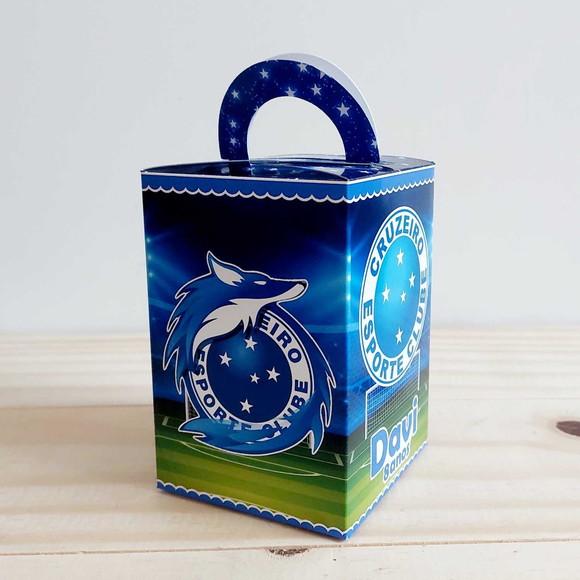 Kit Festa 30 Caixinhas Personalizadas Cruzeiro Futebol