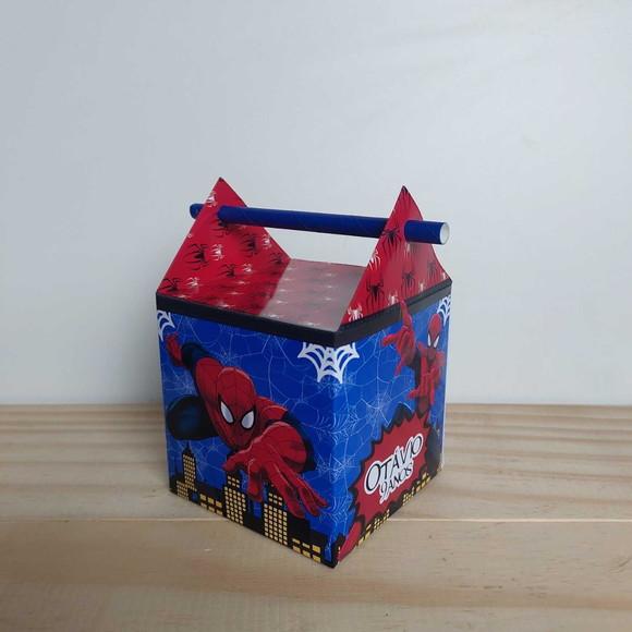 Kit Festa 30 Caixinhas Personalizadas Homem Aranha
