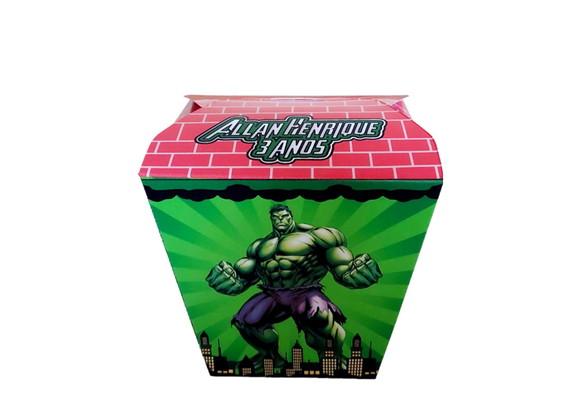 Kit Festa 50 Lembrancinhas Básicas Personalizadas Hulk